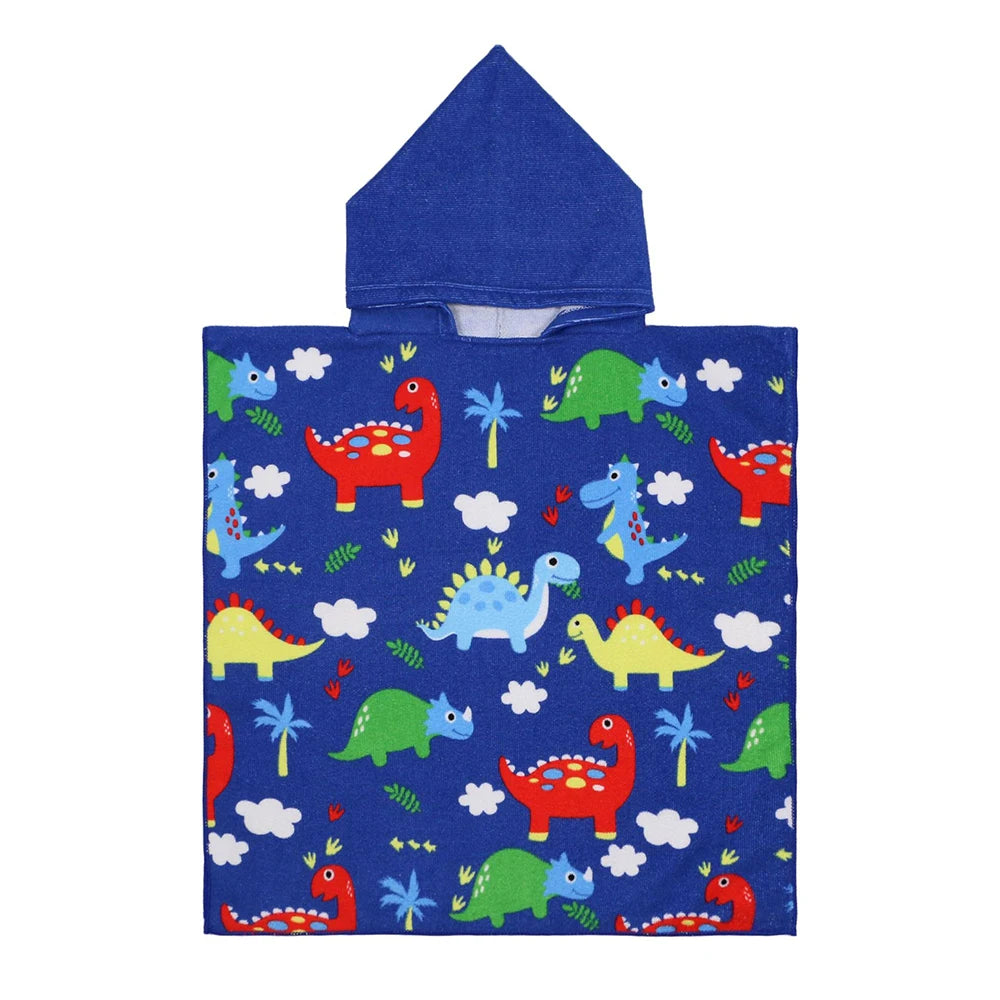 Toalla de playa con capucha para niños