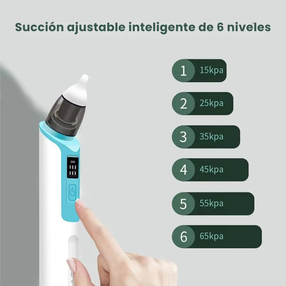 Aspirador nasal eléctrico para bebé (recargable)