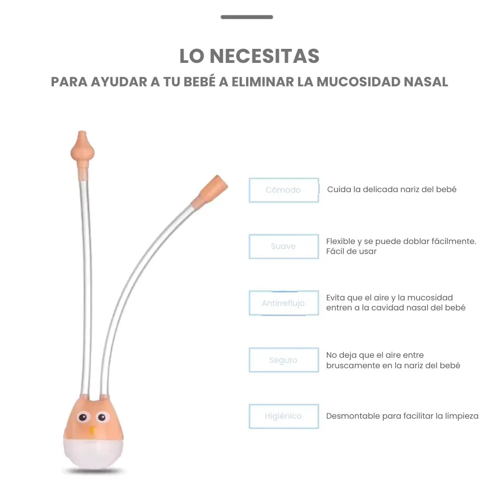 Aspirador nasal manual para bebé
