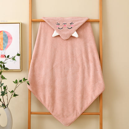 Toalla de baño con capucha de animales para bebé
