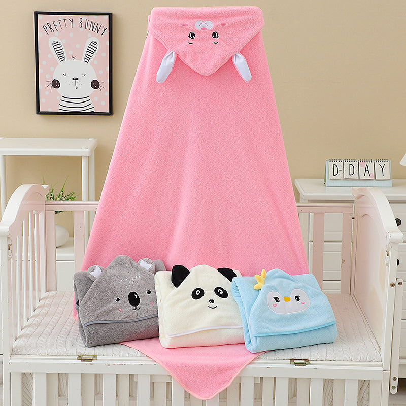 Toalla de baño con capucha de animales para bebé