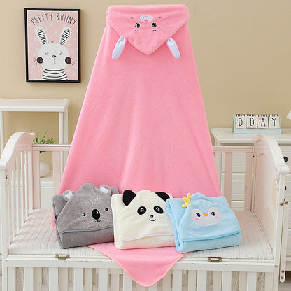 Toalla de baño con capucha de animales para bebé