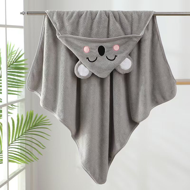 Toalla de baño con capucha de animales para bebé