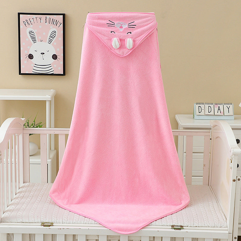 Toalla de baño con capucha de animales para bebé