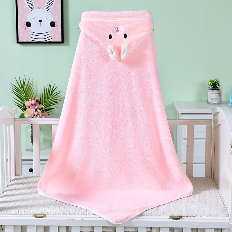 Toalla de baño con capucha de animales para bebé