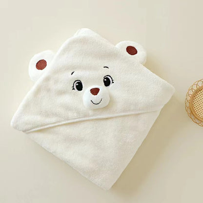 Toalla de baño con capucha de animales para bebé