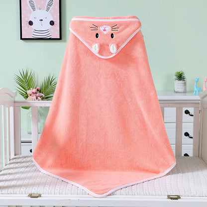 Toalla de baño con capucha de animales para bebé