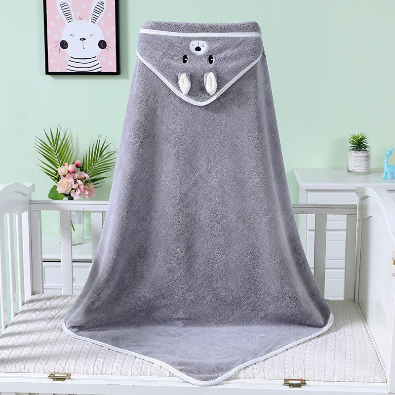 Toalla de baño con capucha de animales para bebé