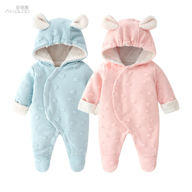 Pijama de bebé estilo pelele de manga larga