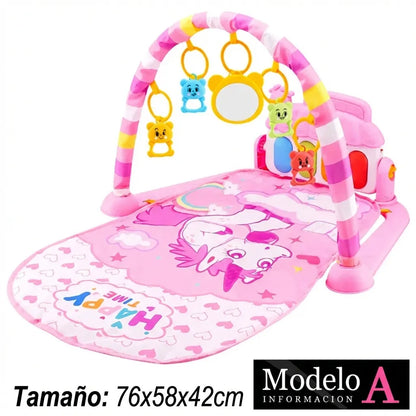Gimnasio de actividades para bebé con piano