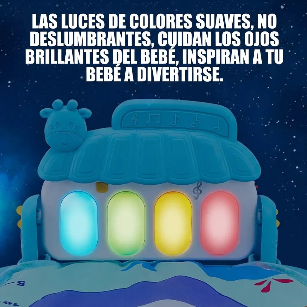 Gimnasio de actividades para bebé con piano