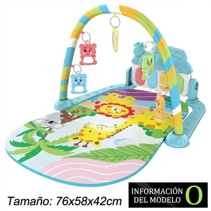 Gimnasio de actividades para bebé con piano