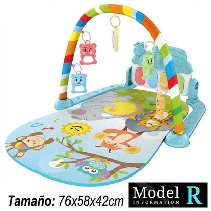 Gimnasio de actividades para bebé con piano