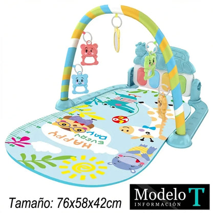 Gimnasio de actividades para bebé con piano