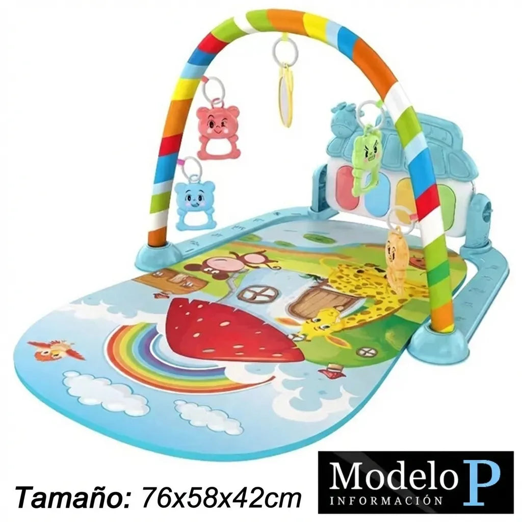 Gimnasio de actividades para bebé con piano