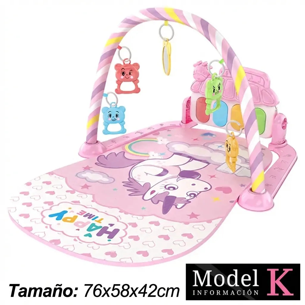 Gimnasio de actividades para bebé con piano