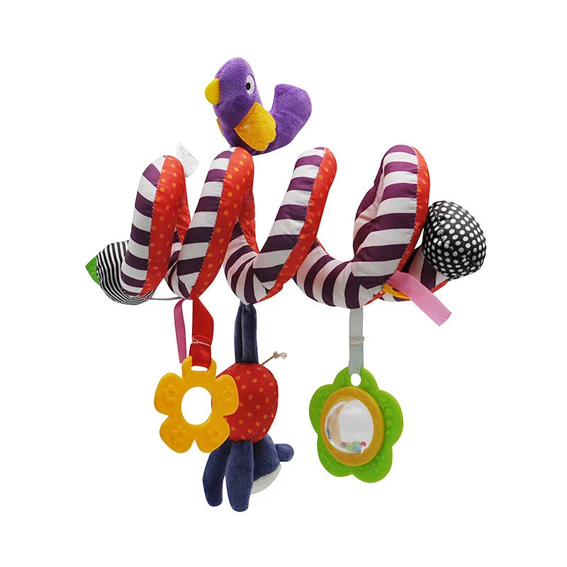 Protector de cuna con forma de animal multicolor