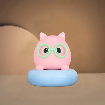 Luz nocturna LED recargable con forma de animal