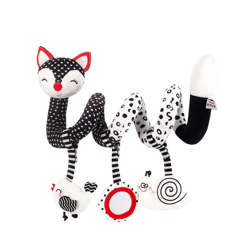 Protector de cuna con forma de animal multicolor