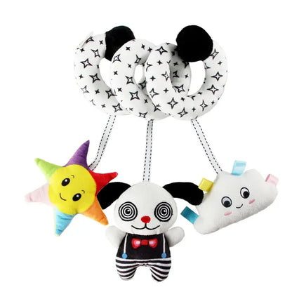 Protector de cuna con forma de animal multicolor