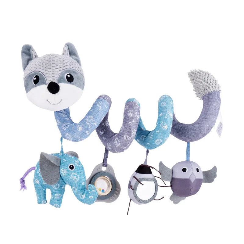 Protector de cuna con forma de animal multicolor