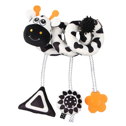 Protector de cuna con forma de animal multicolor