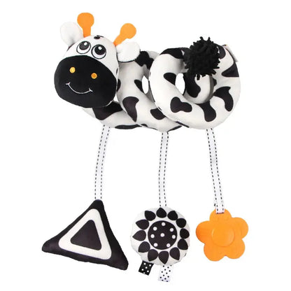 Protector de cuna con forma de animal multicolor