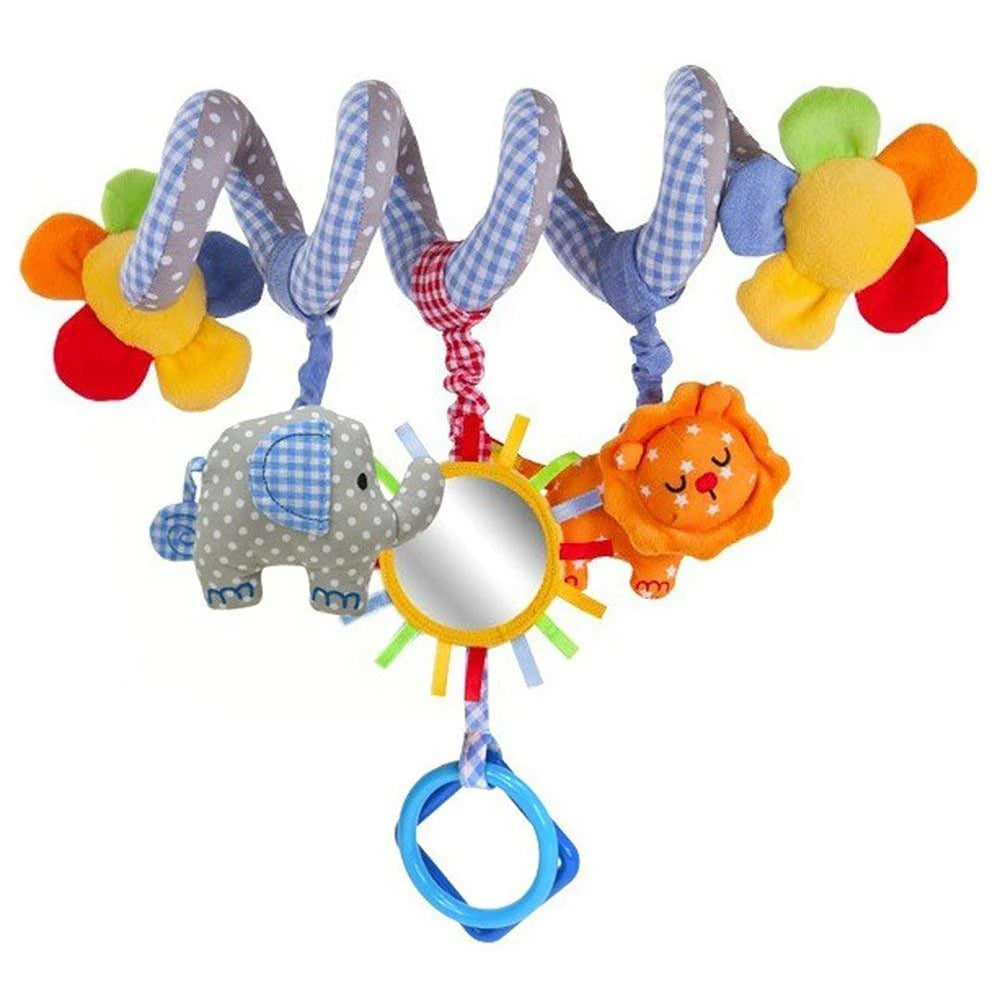 Protector de cuna con forma de animal multicolor