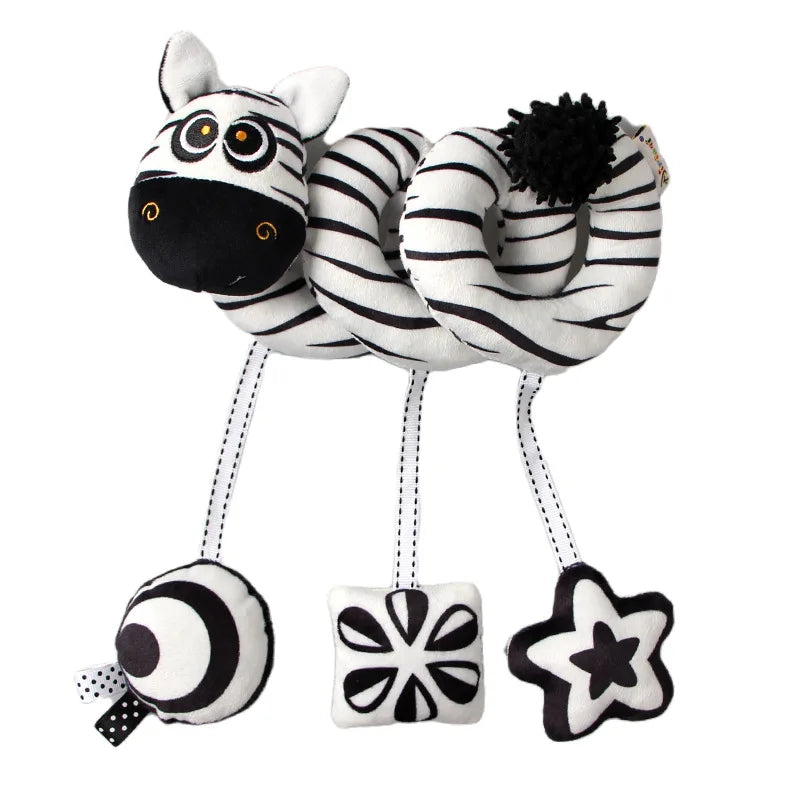 Protector de cuna con forma de animal multicolor