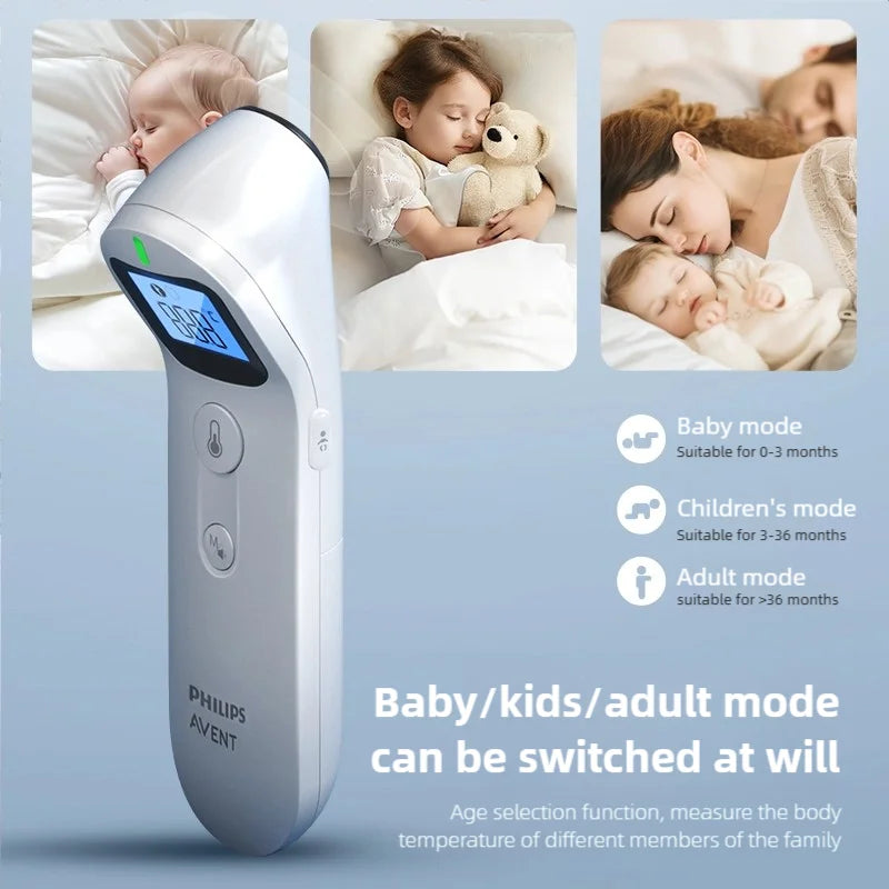 PHILIPS AVENT - Termómetro digital sin contacto para adultos y bebes