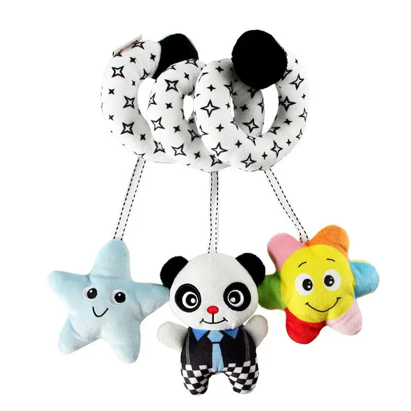 Protector de cuna con forma de animal multicolor