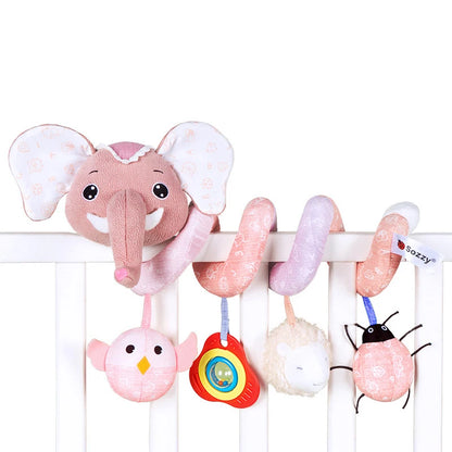 Protector de cuna con forma de animal multicolor