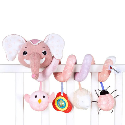 Protector de cuna con forma de animal multicolor
