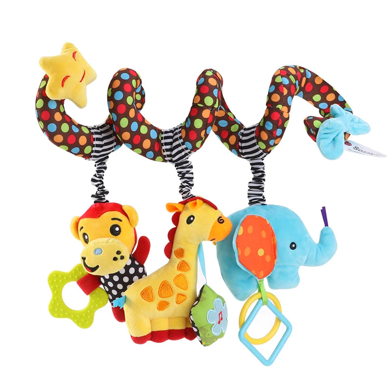 Protector de cuna con forma de animal multicolor