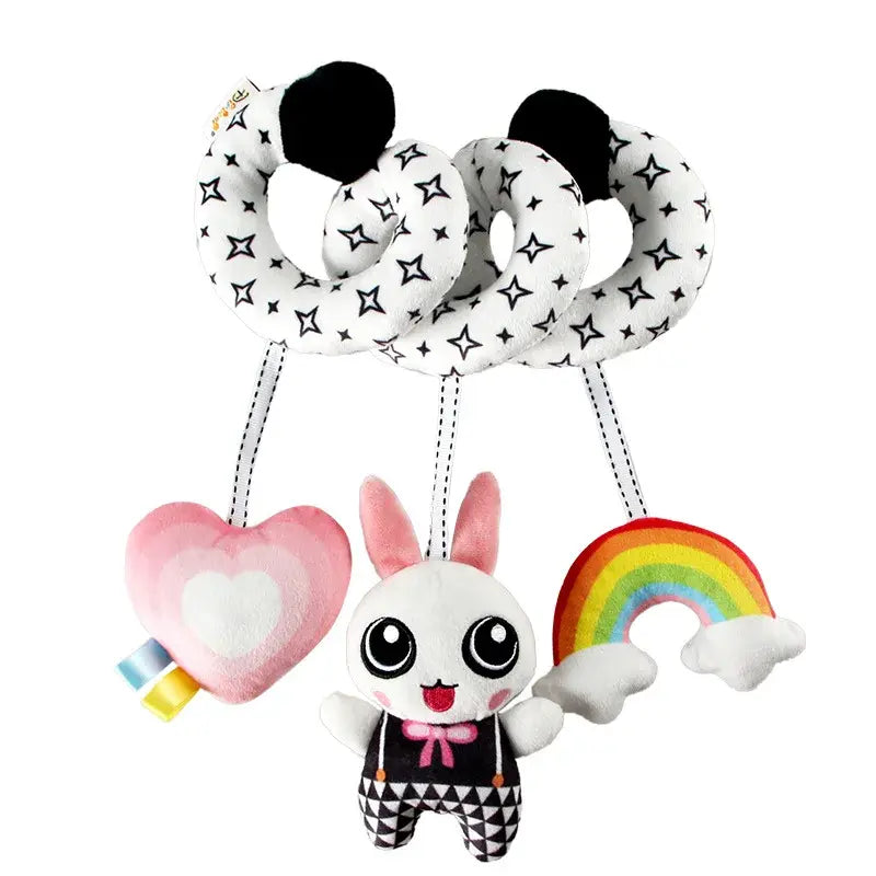 Protector de cuna con forma de animal multicolor