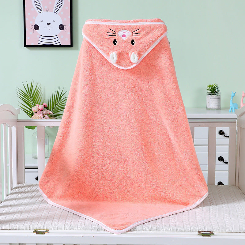 Toalla de baño con capucha de animales para bebé