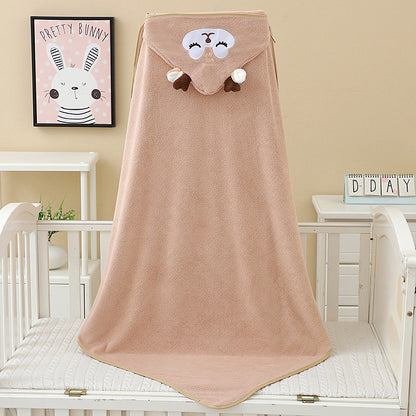 Toalla de baño con capucha de animales para bebé