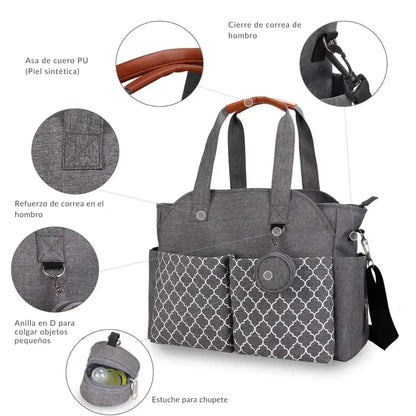 Bolsa de maternidad versátil y elegante