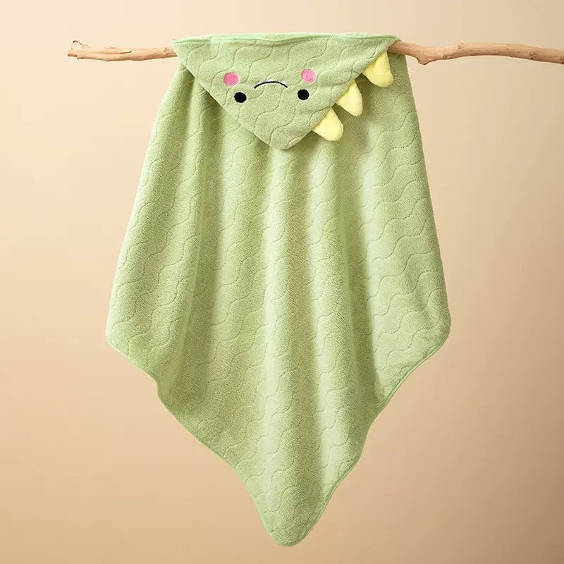 Toalla de baño con capucha de animales para bebé
