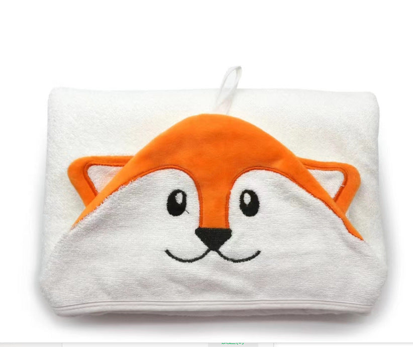 Toalla de baño con capucha de animales para bebé