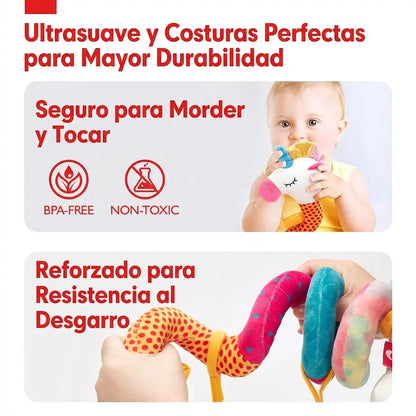 Protector de cuna con forma de animal multicolor