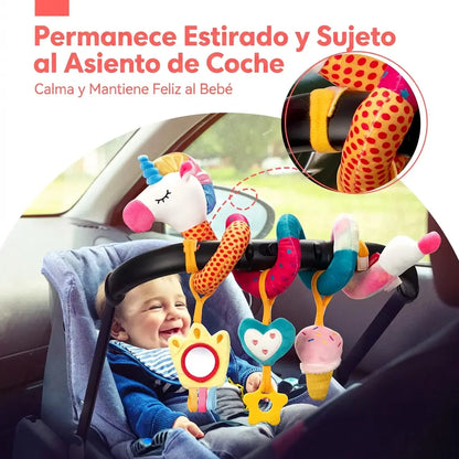 Protector de cuna con forma de animal multicolor
