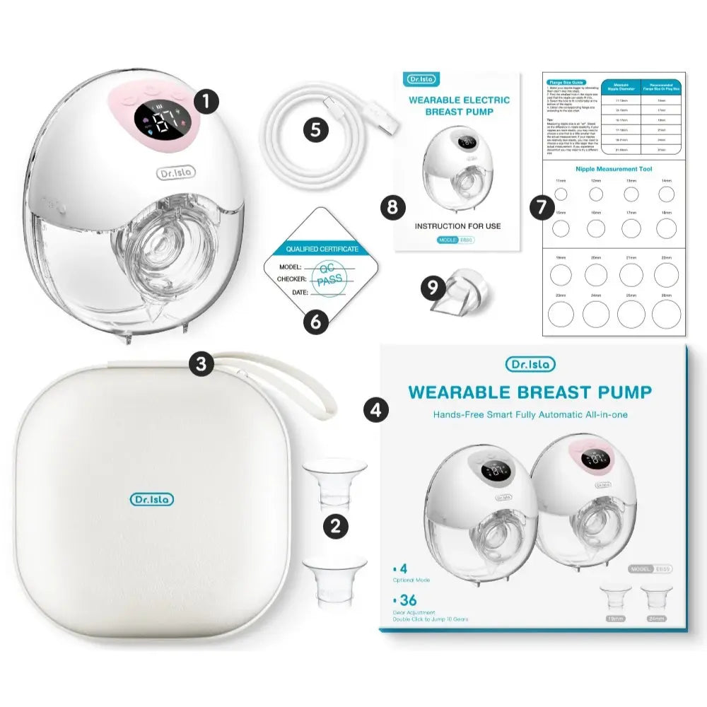 Sacaleches eléctrico portátil manos libres