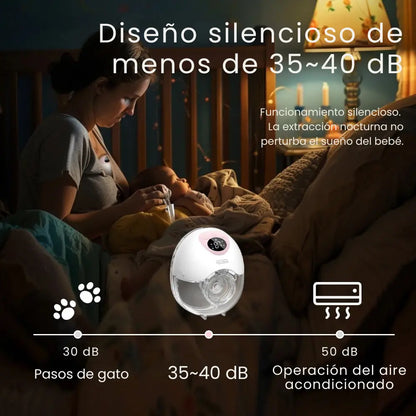 Sacaleches eléctrico portátil manos libres