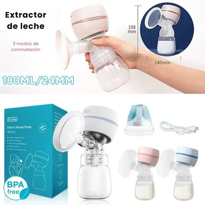 Sacaleches eléctrico inteligente con pantalla LED