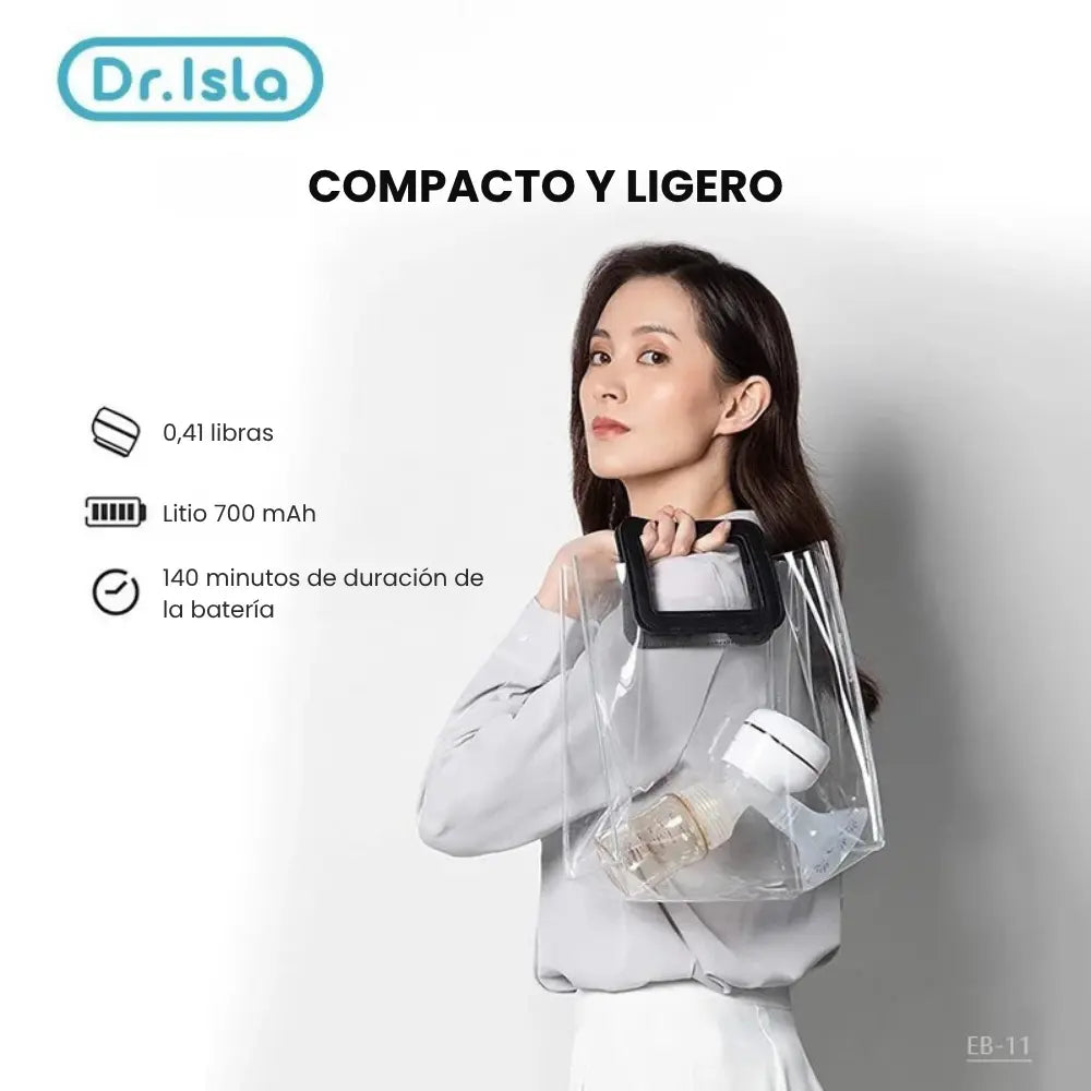 Sacaleches eléctrico inteligente con pantalla LED