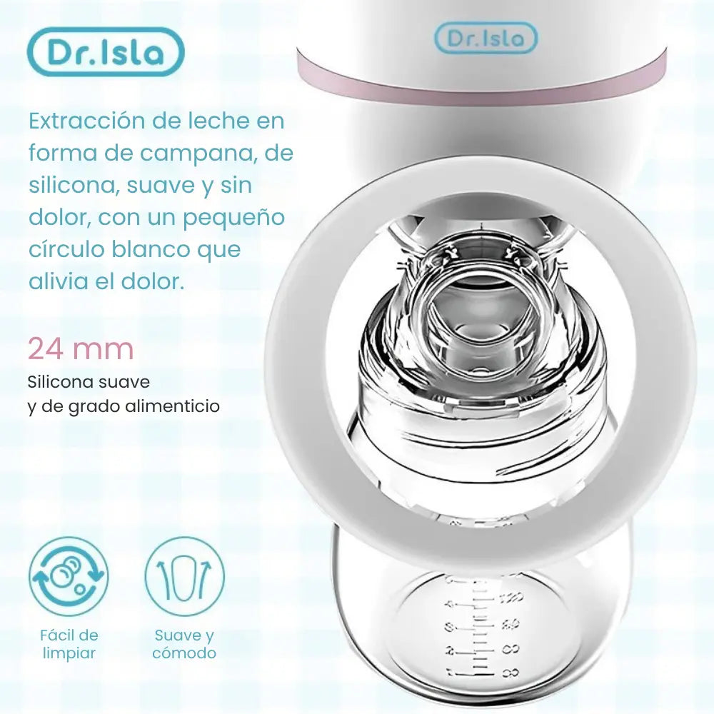 Sacaleches eléctrico inteligente con pantalla LED