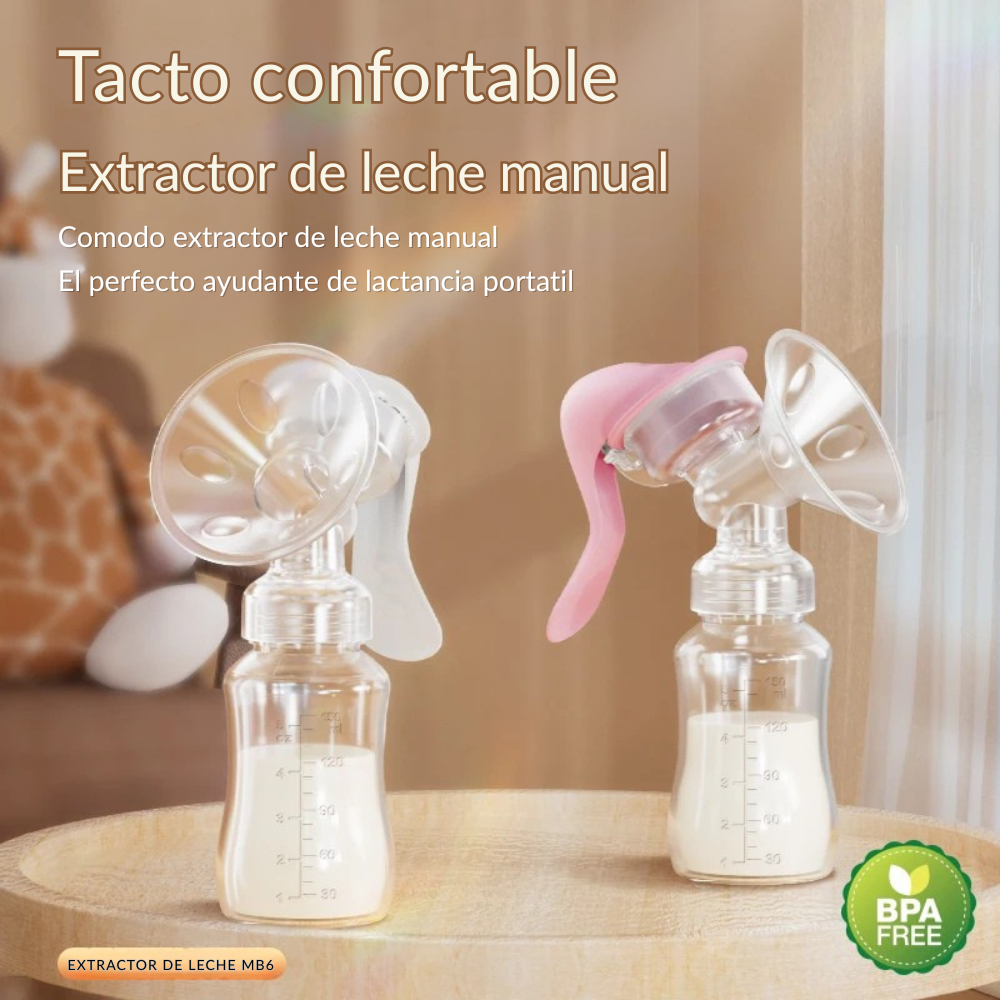 Sacaleches manual ergonómico