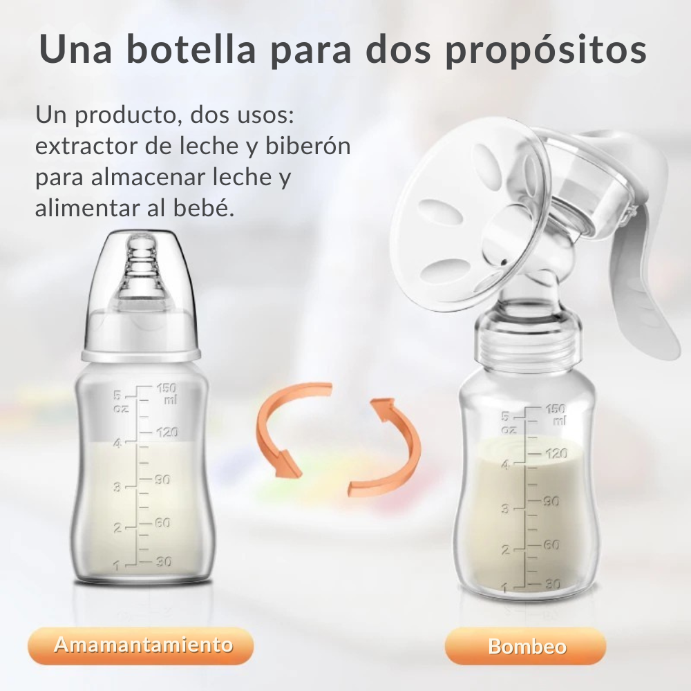 Sacaleches manual ergonómico